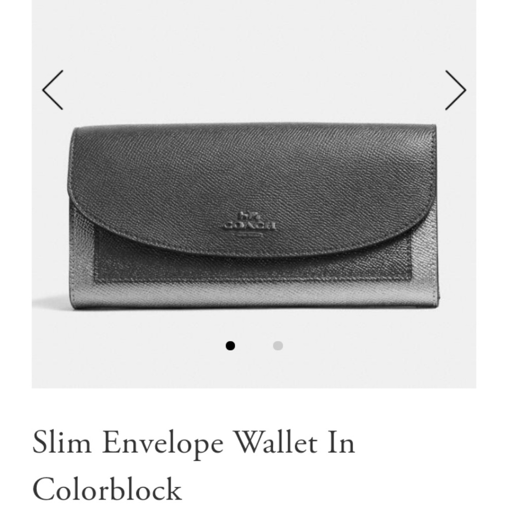 Slim envelope wallet by Coach